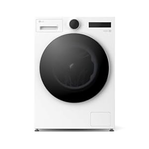 LG F4WX9092 Waschmaschine mit AI Wash, Energieklasse A-55%, neues Design & LCD-Display, TurboWash, Mikroplastik-Programm, 9 kg, weiß