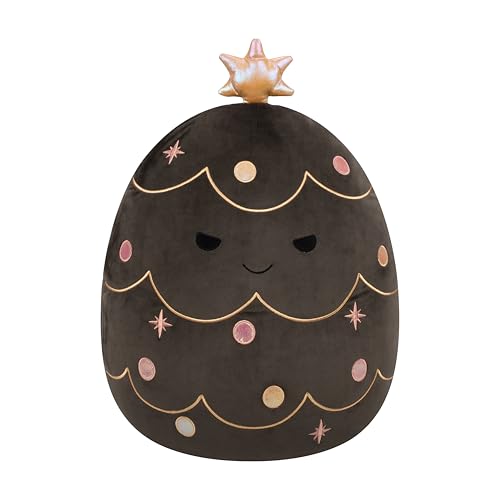 Squishmallows Original 20in Ulysses The Black Christmas Tree – Official Jazwares Holiday Plush (Jumbo)