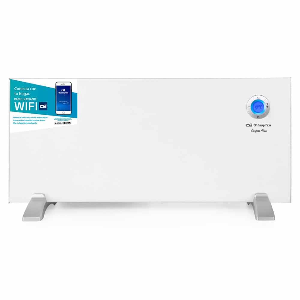 Orbegozo REW 2000 - Panneau radiant numérique Wi-Fi, 2000 W, écran numérique LCD, programmable, connexion sans fil via l’appli Orbegozo