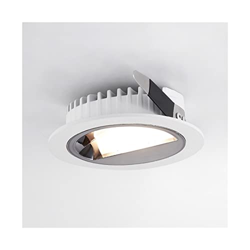 Plafonnier encastré LED haute performance 9W au fini minimaliste et faisceau précis