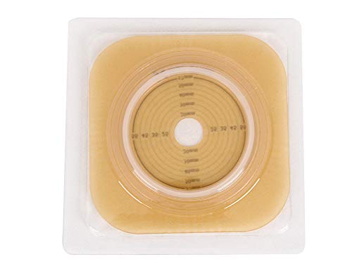 MatriSurg 1 Skin Barrier Base Plate With 50 mm Flange and 1 Pouch (Bag) 50 mm (Set of 1 pouch & 1 Flange) Urostomy 1