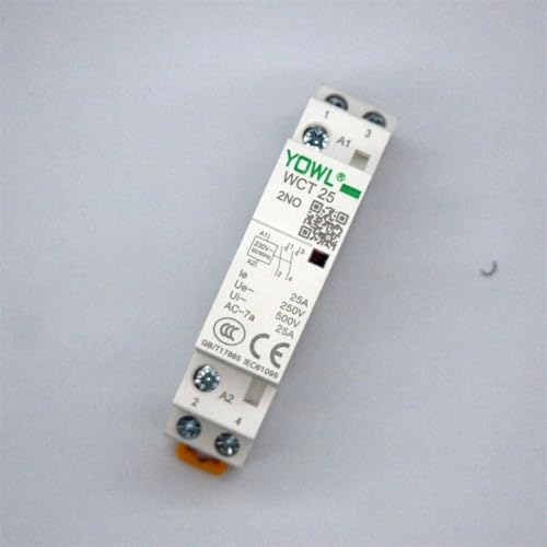 Contacteur WCT-25A 2P 230V 50/60HZ avec contacts 2NC pour automatisme silencieux