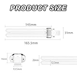 Liuyife 9W 2-PIN UV Disinfection Lamp, G23 UVC Compact Bulb, Tubular UV Disinfection Filter, Suitable for Cleaning and Clarification of Park Ponds, Aquariums, Garden Fish Ponds,1Pack - Image 2