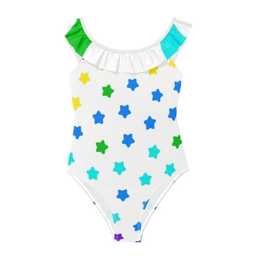 Bañador de estrellas SyXIOP para niña pequeña ideal para playa y piscina