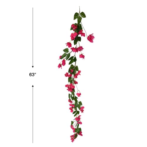 Shirfloral Artificial Bougainvillea Flowers Garland 63