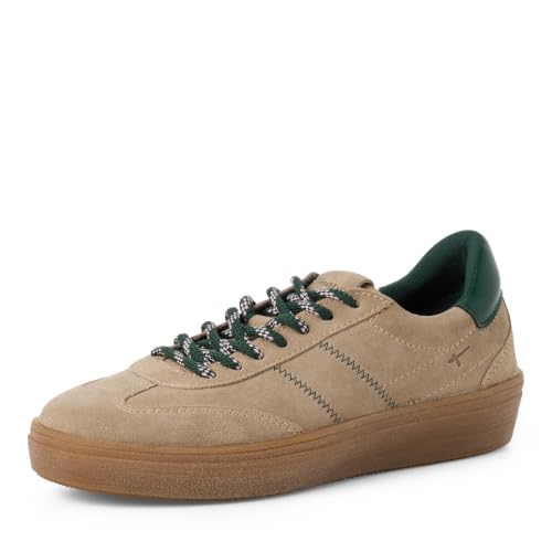 Basket Tamaris 1-23704-47 pour femme, sneaker basse élégante en cuir blanc