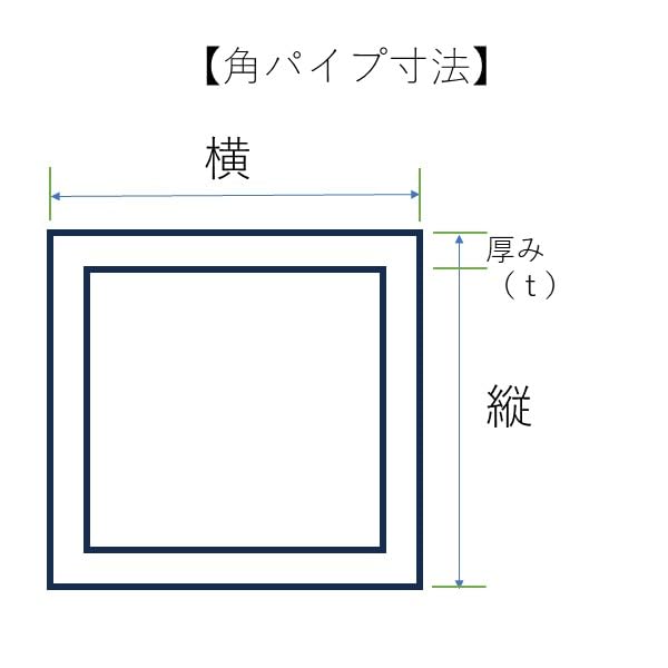Amazon | ステンレス角パイプ 50×25×1.5t 100mm~1500mm ヘアライン