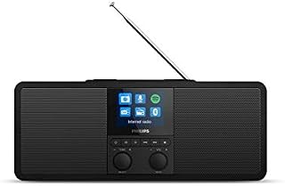 Philips R8805/10 Internet Radio with DAB+ & FM | Spotify Connect & Bluetooth for Music Service Streaming | Wireless Qi Charging Pad & USB Port | Alarm & Sleep Timer