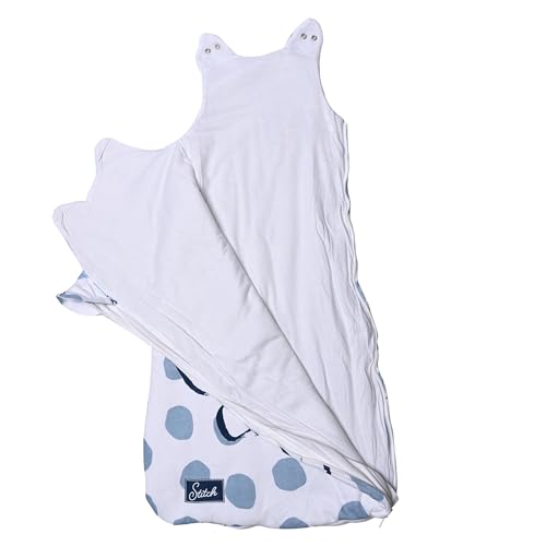 Image of Little Peaches Pure Cotton Baby Sleeping Sack Bag, Baby Sleeping Pod, Inverted Zipper, Snap Buttons, Inner Padding Filling