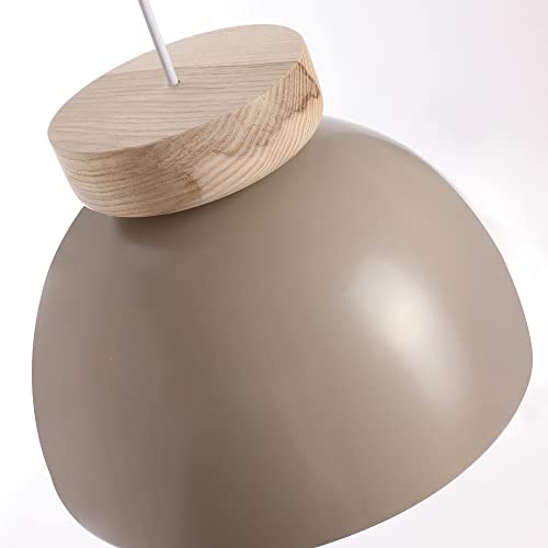 Lámpara de colgar beige LUSSIOL 250751 con diseño funcional 5