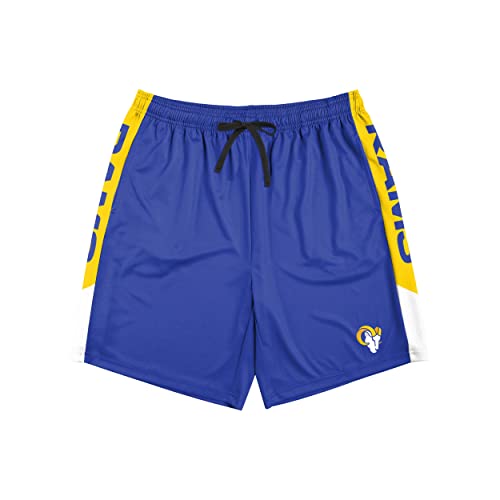 Image of FOCO NFL Mens NFL Team Logo Side Stripe Training Shorts
