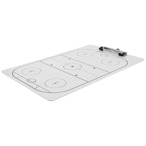 CALLARON Tablero Táctico de Hockey sobre Hielo Portátil Superficie Fácil de Limpiar, Pizarra para Entrenadores, Herramienta para Estrategias Deportivas en Hielo