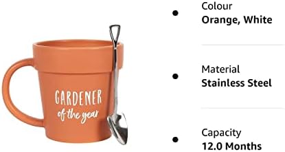 something different Gardener of the Year Mug & Sppon Gift Set