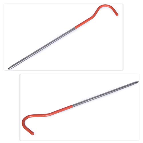 Ibasingo 8Pcs/Lot Titanium Alloy Pegs Outdoor Camping Tent Stakes Portable Elbow Grass Tent Nail A-Ti4001P #TOP3