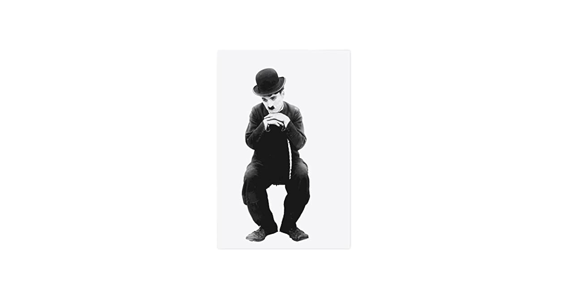 Amazon｜チャップリン Charlie Chaplin絵画風 壁紙ポスター 自己