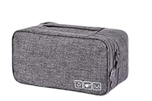 trexee 3 Layer Lingerie Organizer Bag, Travel Pouch for Storage of Bra, Underwear, Innerwear, Cosmetics, Toiletry for Women-picture-20