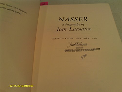 Nasser,: A biography view 2
