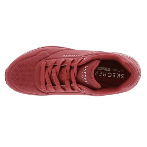 Skechers Women's Street, Uno - Stand on Air Sneaker - Wide Width Red2