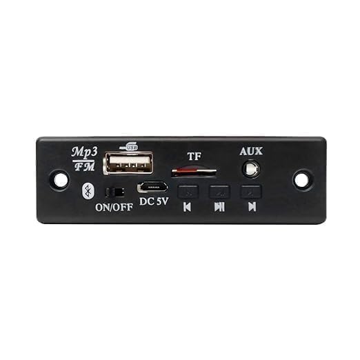 Image of Pack of 1 Pcs 5V Bluetooth MP3 FM /USB /AUX /TF /MIC /Card MP3 Stereo Player Decoder Module Kit for Audio Amplifier