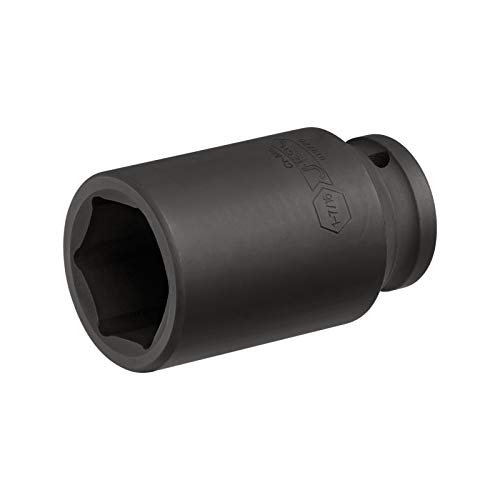 Image of Jetech 3 /4 Inch Drive 1-7 /16 Inch Deep Impact Socket, Made with Heat-Treated Chrome Molybdenum Alloy Steel, 6-Point Design, SAE