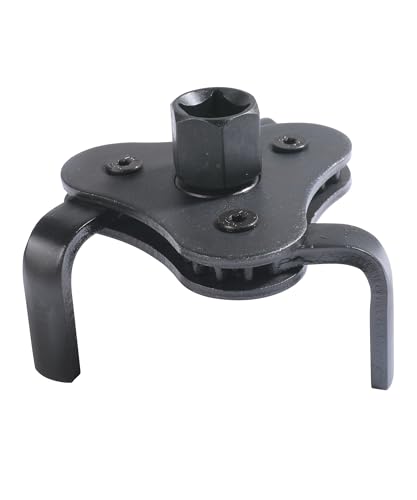 Flaconi Llave Filtro Aceite coche,Llave de Filtro de Aceite,Llave para Filtro de Aceite,Llave de Filtro Aceite 3 Patas,Adecuado para la Mayoría de los Automóviles,Camiones (Negro)