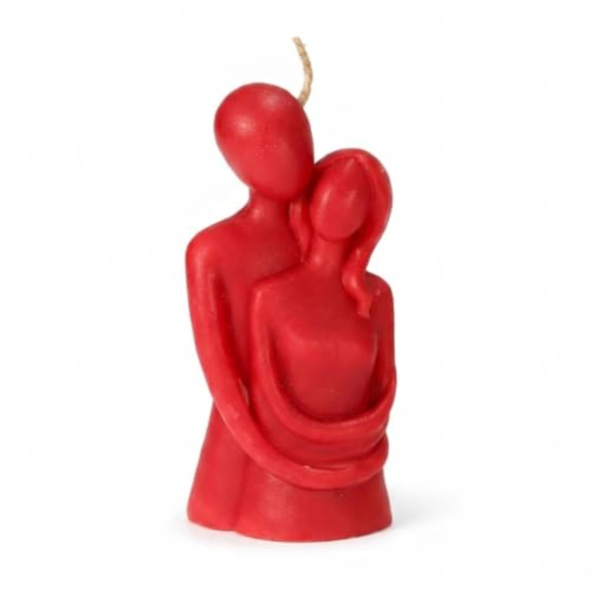 Love Couple Decorative Candle Gift, Red Colour