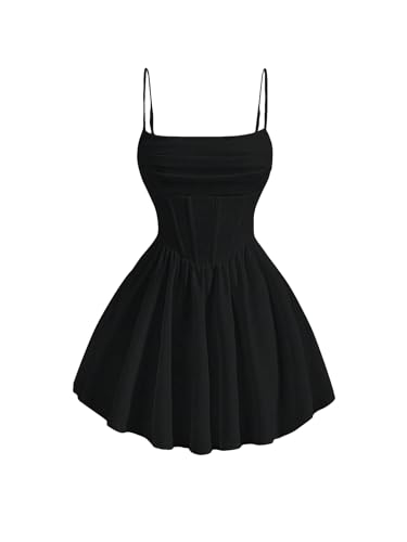Amazon.com: SHENHE Women's Ruched Corset Dress Spaghetti