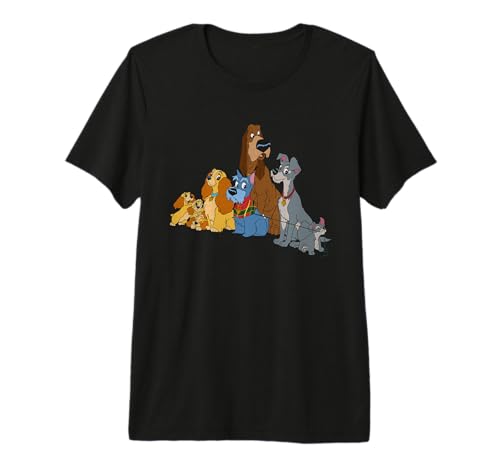 T-shirt Premium Disney avec broderie et imprimé haut de gamme pour collectionneur