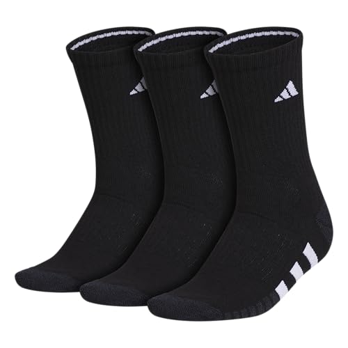 Image of adidas Cushioned Crew Socks 3-Pairs Durable & Comfortable
