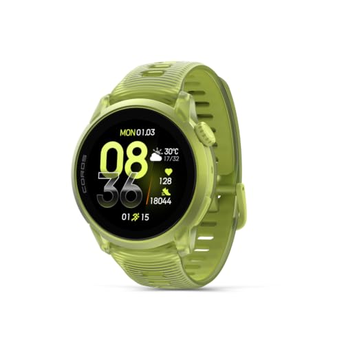 Image of COROS PACE 4 Ultralight Sport GPS Watch (Neon Yellow, Aluminum)