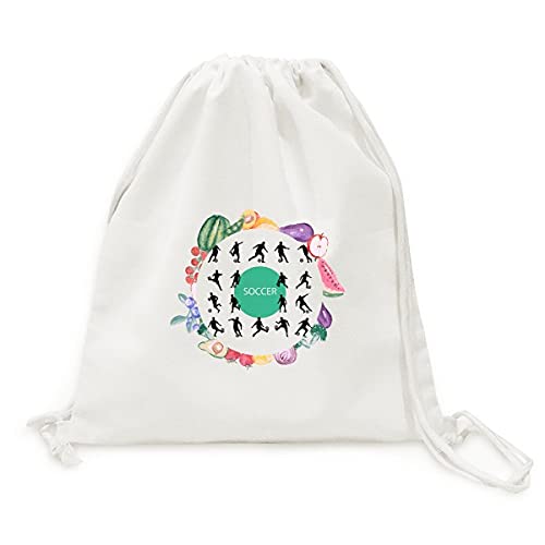 Sac en tissu pliable football courses de fruits et légumes sport