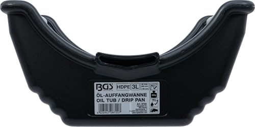 Foto von BGS 8720 | Öl-Auffangwanne für Lkw | 3 l | Material: HDPE | Ölwanne | Ölauffangbehälter | Öl-Wechsel