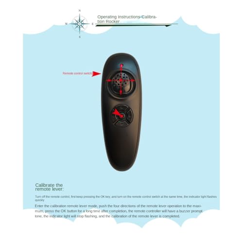 Kit télécommande GPS bateau d'appât RC avec contrôle vitesse fixe