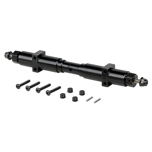 MANGRY RC Car Unpowered Rear Axle 133.5mm/155mm/182mm 1:14 Fit for Tamiya Tractor Trailer 1/10 RC Car DIY Parts(182mm)