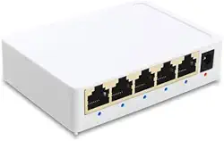 Switch de Rede 5 Portas Hub Para Internet Lan Rede Fast Rj45 Velocidade 10/100/1000
