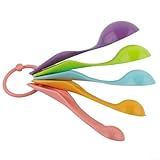 Photo Gallery niceminiwall set di 5 cucchiai dosatori graduati, in plastica colorata, per ingredienti precisi, strumenti di cottura e cottura per la casa Photo Gallery niceminiwall set di 5 cucchiai dosatori graduati, in plastica colorata, per ingredienti precisi, strumenti di cottura e cottura per la casa