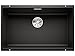 Produktbild BLANCO SUBLINE 700-U | Granitspüle aus SILGRANIT schwarz | Einbauart: Unterbau | für 80 cm breite Unterschränke | Beckenform 2 in 1: zwei Becken, ein Ausschnitt und nur einmal montiert