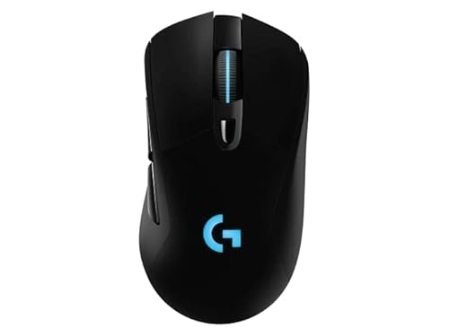 Logitech G G703 LIGHTSPEED Mouse Gaming Wireless, Sensore HERO 25K, LIGHTSYNC RGB, POWERPLAY-compatibile, Leggero 95 g e 10 g Opzionale, 25600 DPI, PC-Mac, Nero - Immagine 1