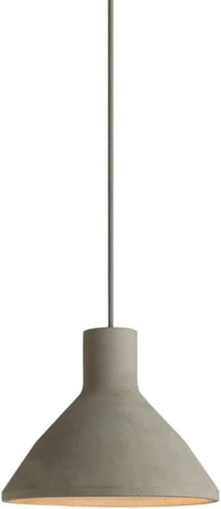 Lámpara colgante de cemento Wabi-sabi de diseño vintage para dormitorio