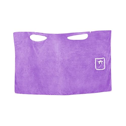 Genérico Toalla de Baño Envolvente,Túnica Post Ducha para Mujer Absorbente y Cómoda | Diseño con 2 Botones Absorbente Bata Falda para Casa SPA Sauna Piscina Playa Baño