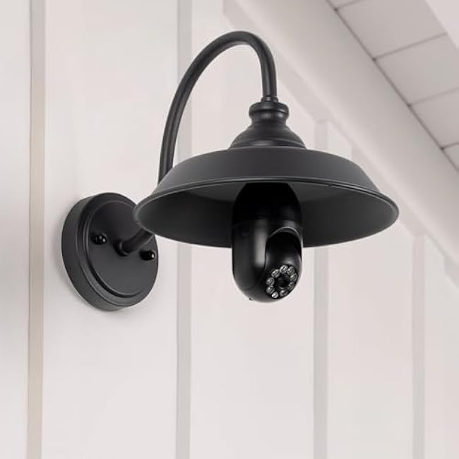 mirrea Farmhouse Wall Light 10 Dome Matte Black