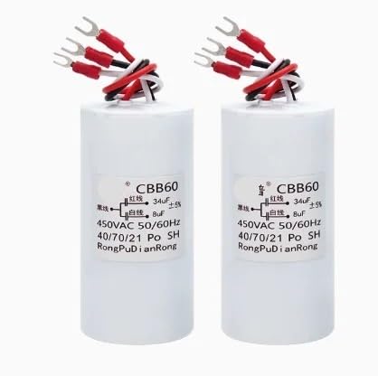 Condensateur CBB60 450V double pour redémarrer un compresseur d'atelier - 3