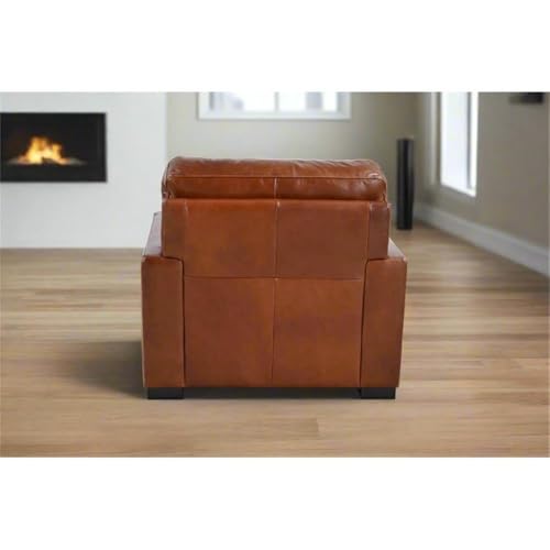 Sillón Confort Piel Menta Marrón Claro miniatura 3