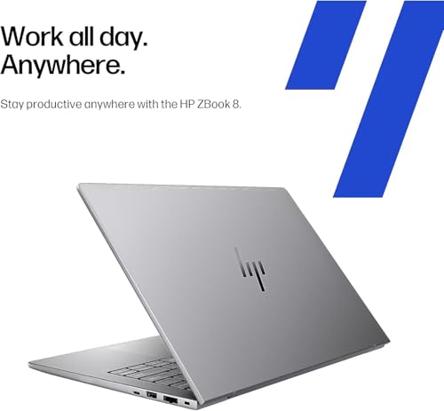 Image of HP ZBook 8 G1ak Mobile Workstation AI Laptop (14 inch FHD+, AMD Ryzen AI 7 PRO 350 (> Ultra 7 155H), 32GB RAM, 1TB SSD) for Engineer, 50 TOPS NPU, WIFI 7, Thunderbolt 4, Win 11 Pro (Next Gen Zbook Power)