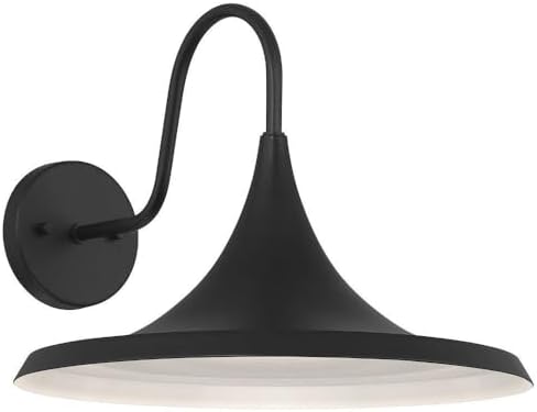 Access Lighting 20382LEDDMG-BL Pella - 12W 1 LED Outdoor Wall Mount-11.75 Inches Tall and 16.5 Inches Wide