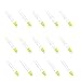 GFORTUN 100Pack 5mm LED Emitting Diode Lights 20mA Round Head Lamps Indicator Lights for Electronic DIY (Yellow)