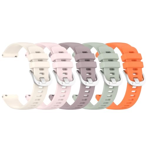 5 Pack de correas de silicona para reloj Letsfit