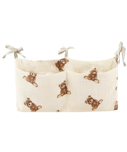 NewLuyer Baby Bedside Hanging Bags Storage Organizer Milk Bottle Toy Crib Baby Nappy-Bag Bed-Bunk Organizing Bag