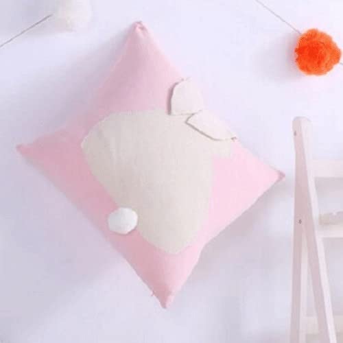 Taie d'oreiller créative coton lapin pour oreiller de lit souple - 4