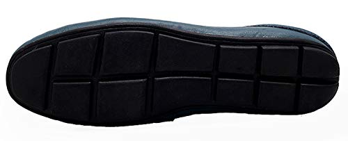 Go Tour Mens Mules Clog Slippers Breathable Leather Slip On Shoes Casual Loafers Blue 12/49 #TOP5